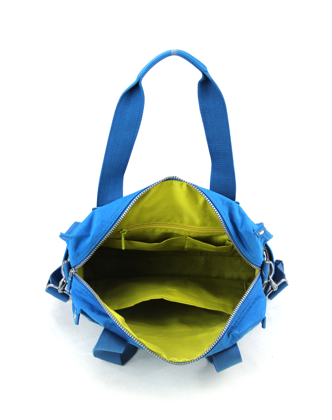 女款湖水蓝纯色生活防水休闲包