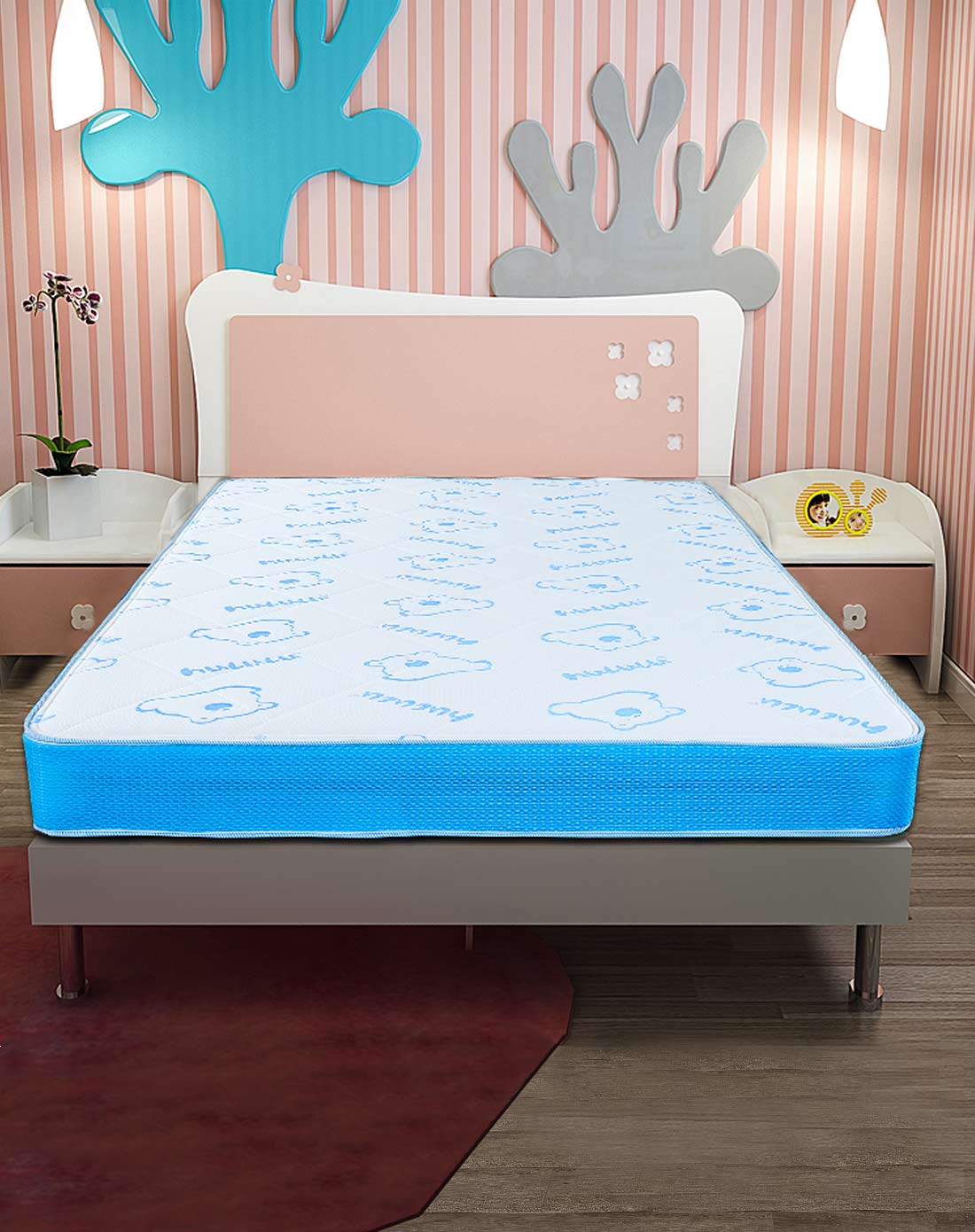 专业儿童床垫 天然乳胶席梦思硬棕垫1.5*2.