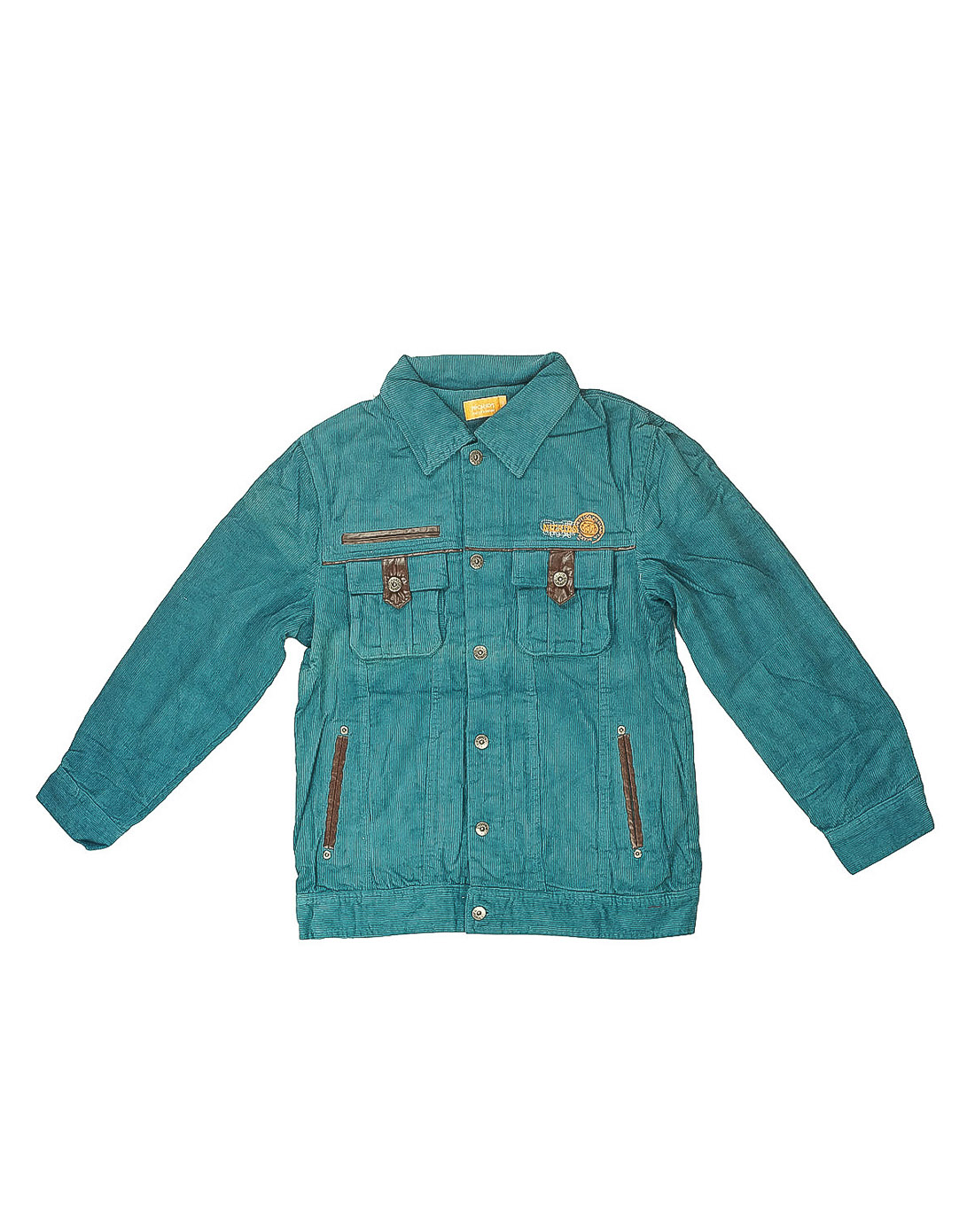 男童暗青色外套