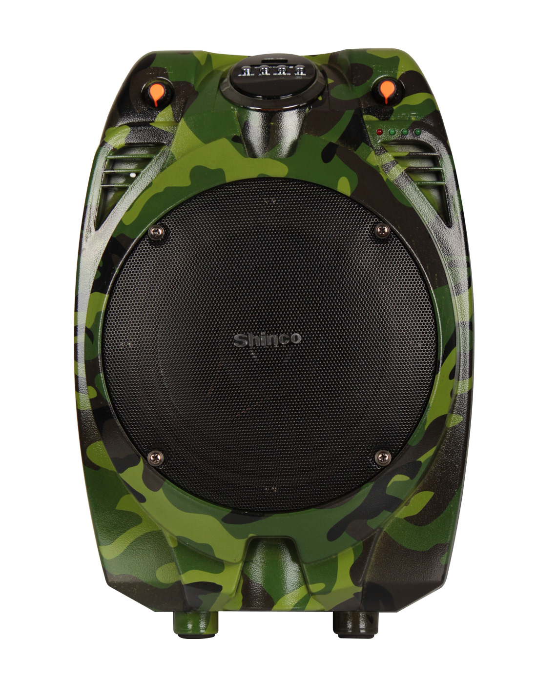 新科s6 户外广场舞音响 便携式移动手提音箱晨练街舞大功率(迷彩)