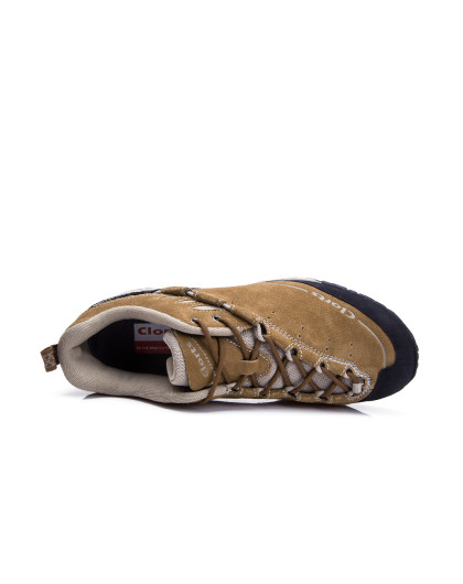 洛弛clorts户外男款棕色真皮鞋带休闲鞋c33e1009190_唯品会