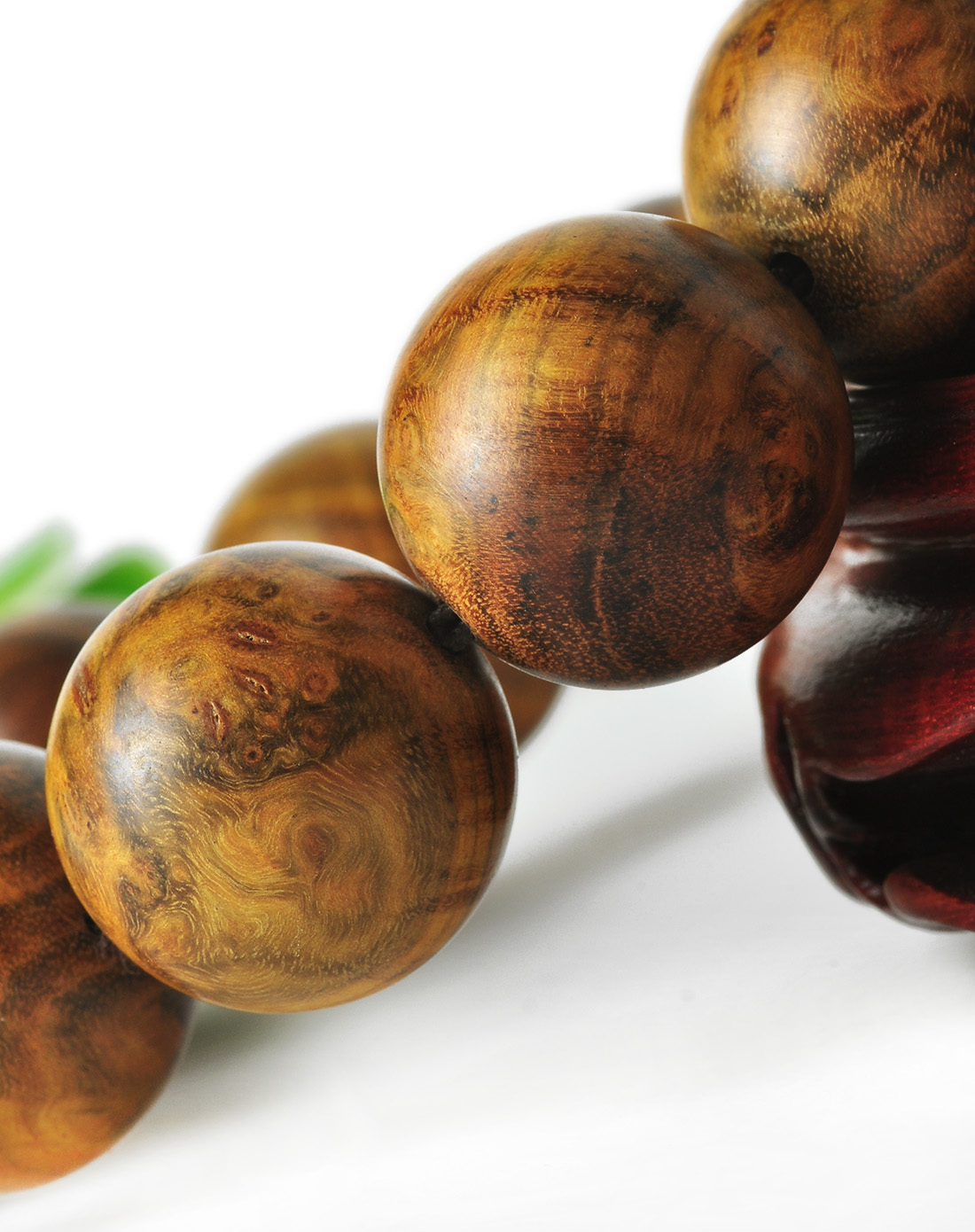 (jit无库存下架)男款黄 天然黄金樟木手链