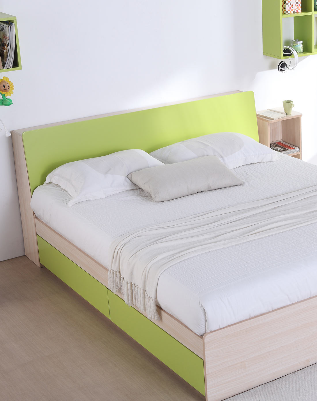 1.2米储物抽屉床 翻板床