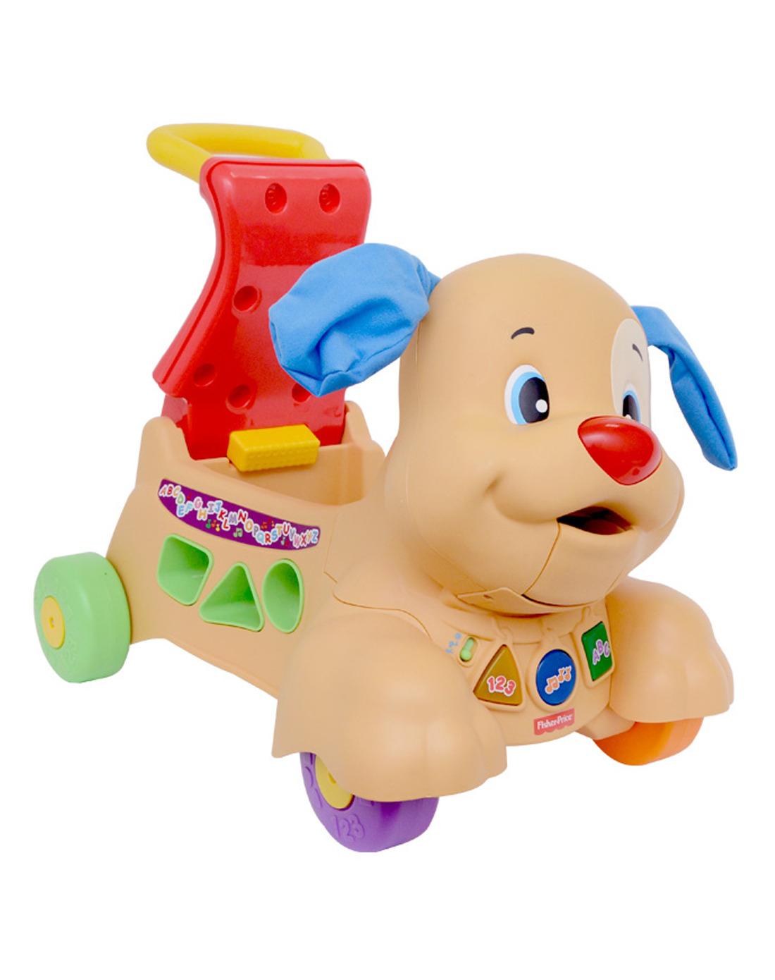 费雪fisher-price玩具专场费雪 多功能小狗皮皮踏行车(英语版)w9740