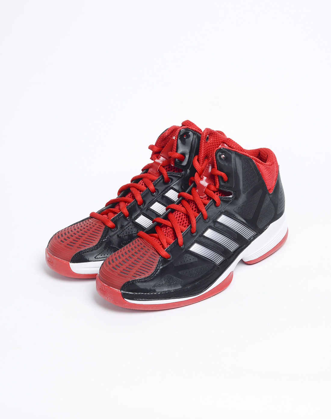 阿迪达斯adidas男鞋专场-男子红/黑色篮球鞋