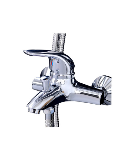 全铜月韵雨淋组件配世嘉浴缸龙头带花洒