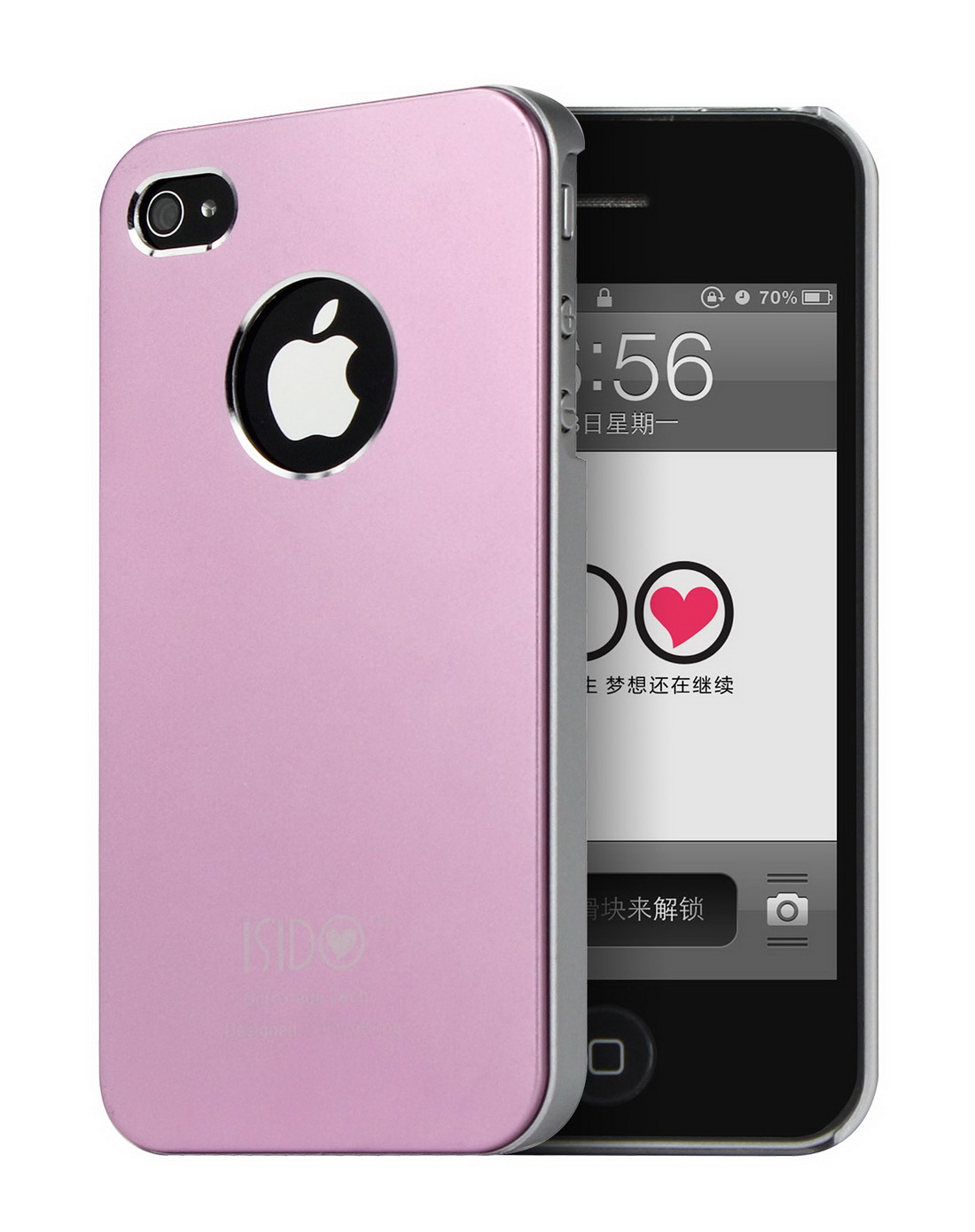 iphone4/4s电镀壳粉色