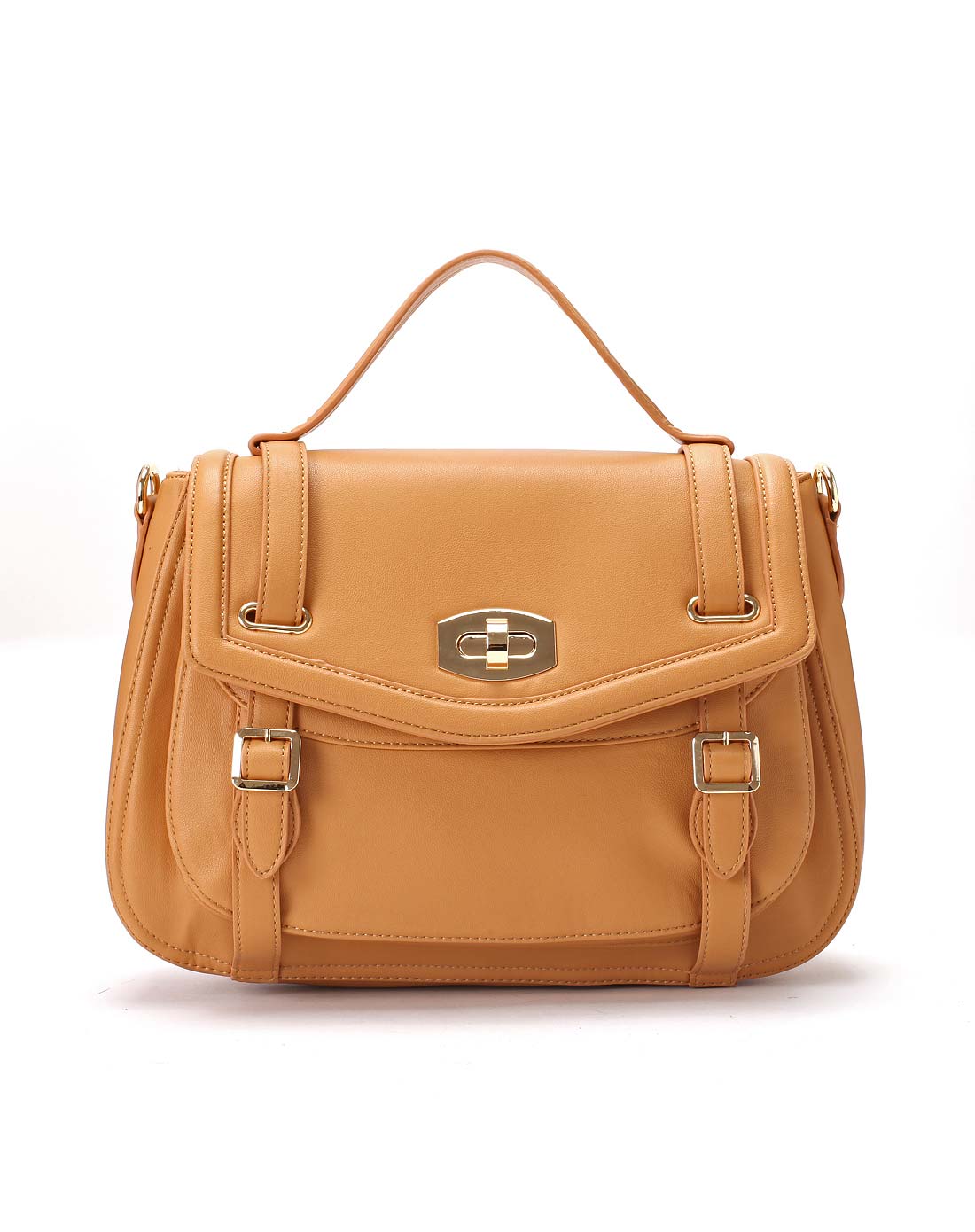 flossie 女款人造革卡其色包包