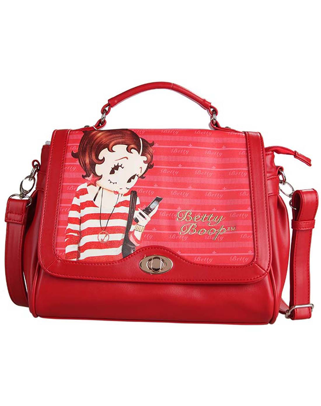 贝蒂betty boop 女款高级红色手提/斜挎袋