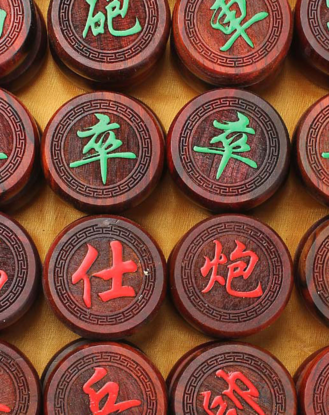 精选酸枝木小象棋【楚河汉界】