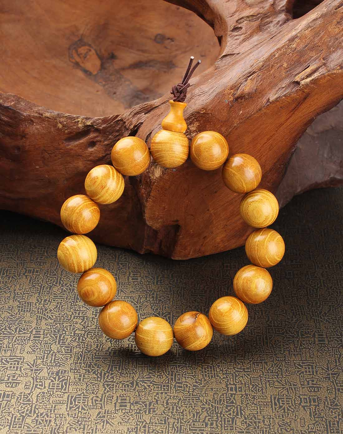 精选黄金木手珠