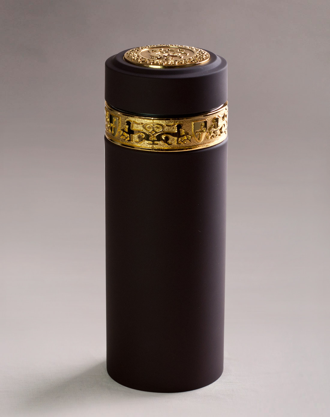 朱雀天境 金边紫砂养生保温杯