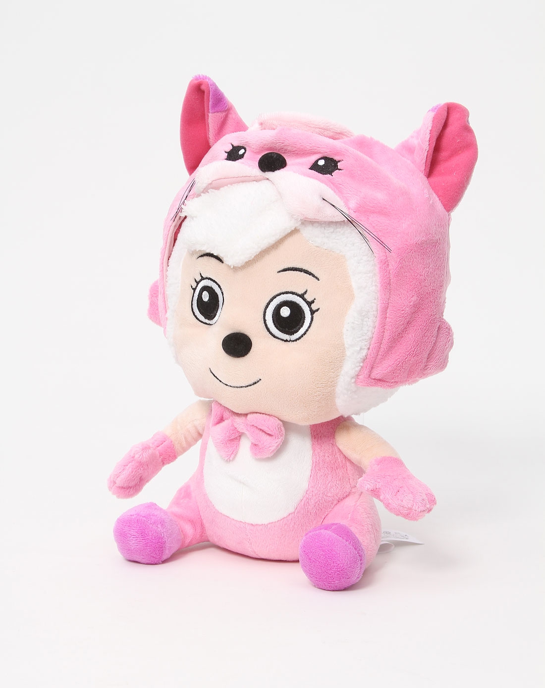 喜羊羊与灰太狼 12寸粉红色浣熊装美羊羊