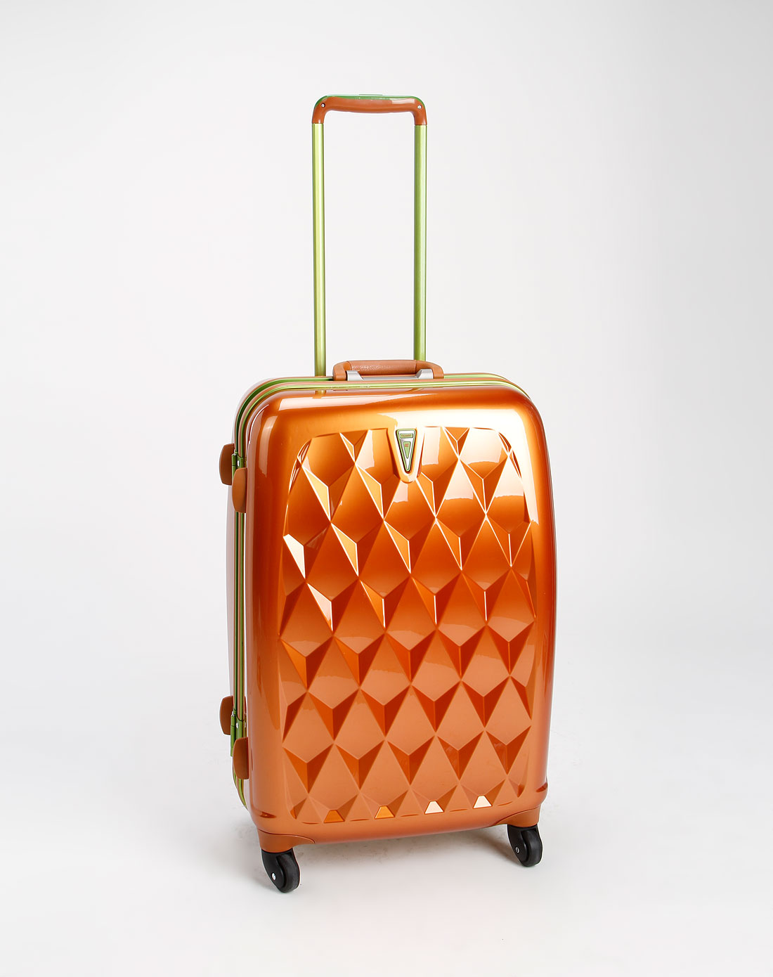 金色24寸立体纹拉杆箱