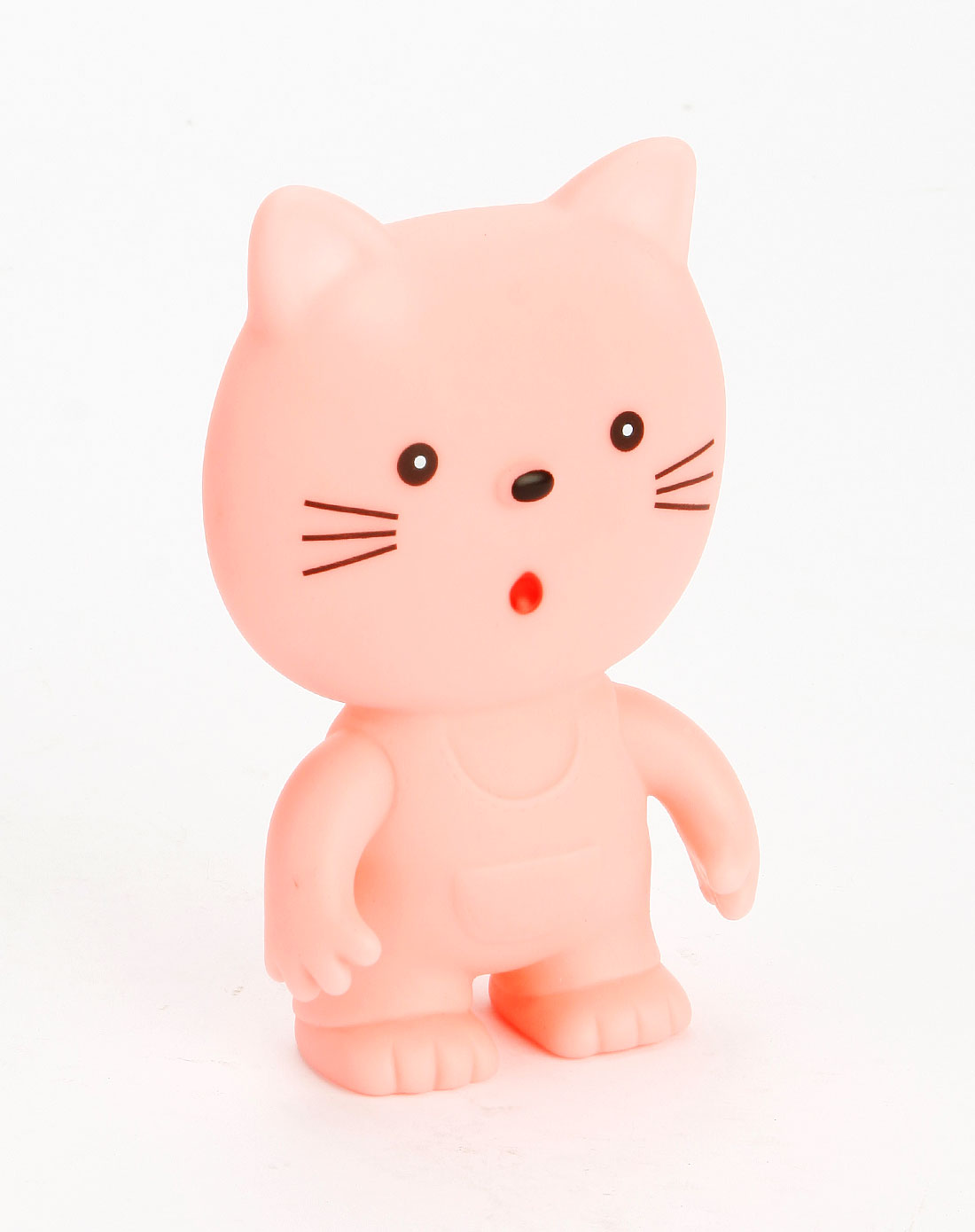 皇室 粉色软胶小猫发声玩具