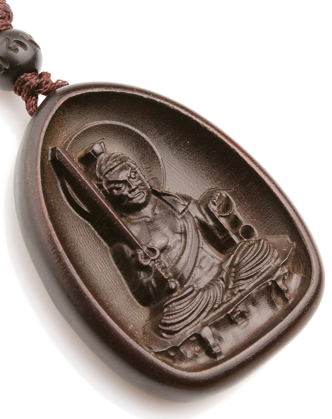 辟邪木吊坠守护神 鸡:不动尊菩萨