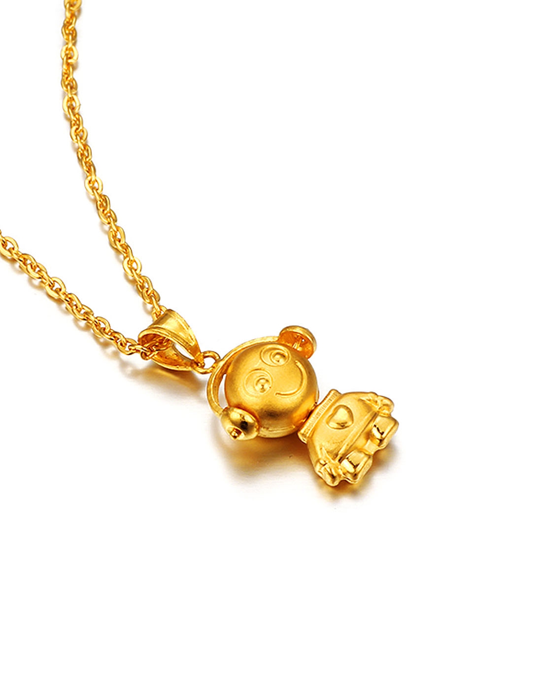 千足金精品吊坠 爱乐宝-和善2.45g