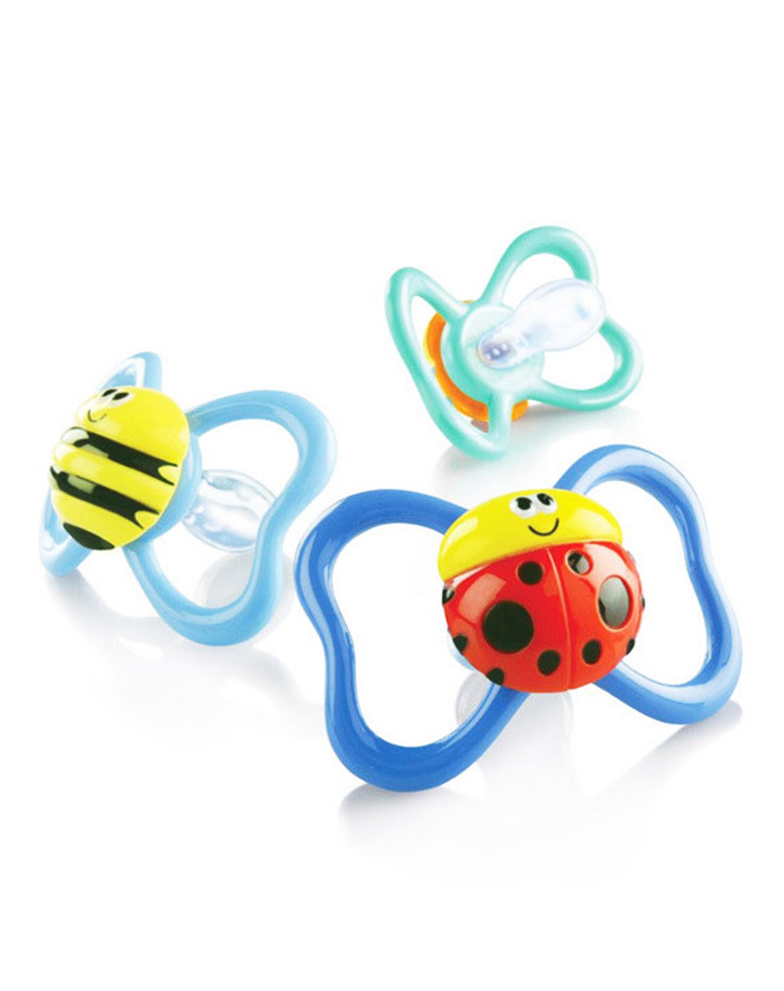 nuby 安抚奶嘴可爱昆虫造型/0-6m