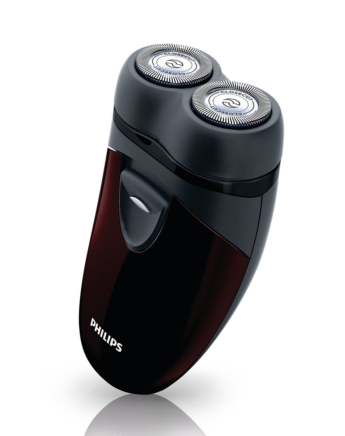 飞利浦philips专场红灰色双刀头充电式剃须刀pq206_唯品会