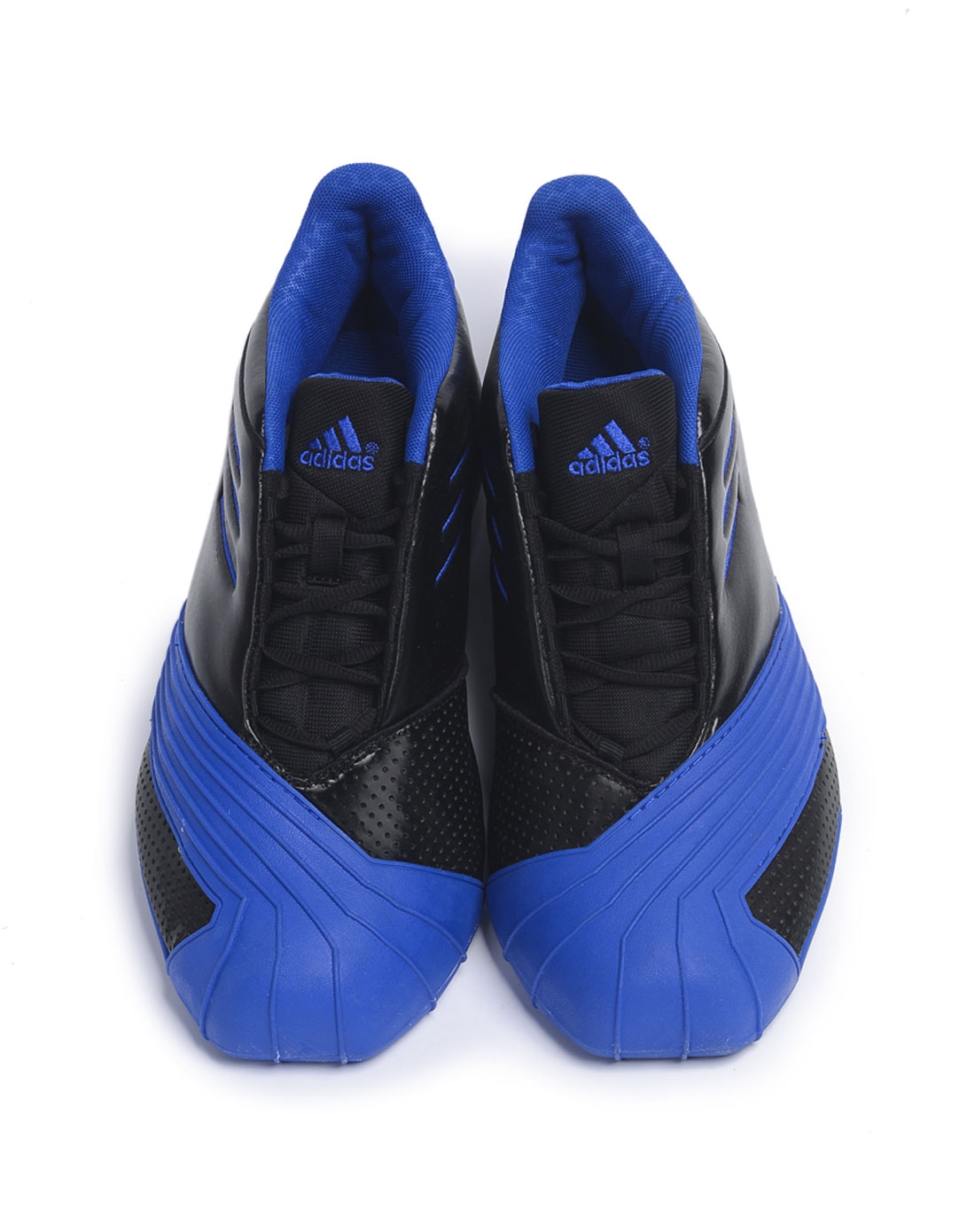 阿迪达斯adidas男鞋专场-男子黑/蓝色篮球鞋