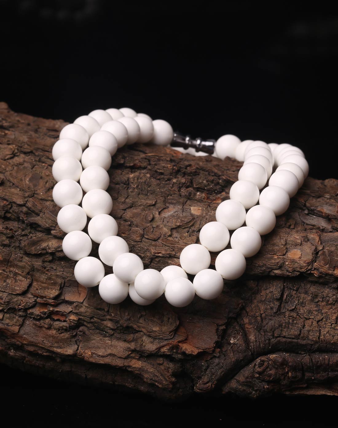 天然白砗磲项链8mm