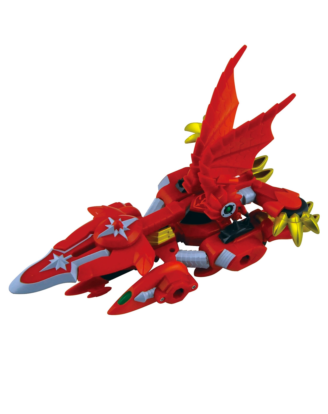 《斗龙战士2》6寸变形 圣龙战神-赤炎战车