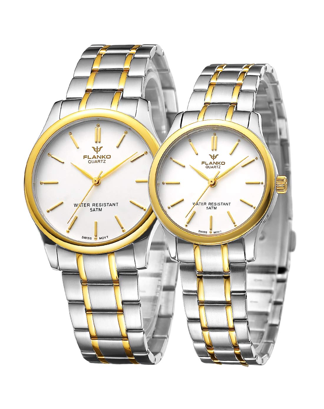 瑞士品牌石英腕表情侣对表