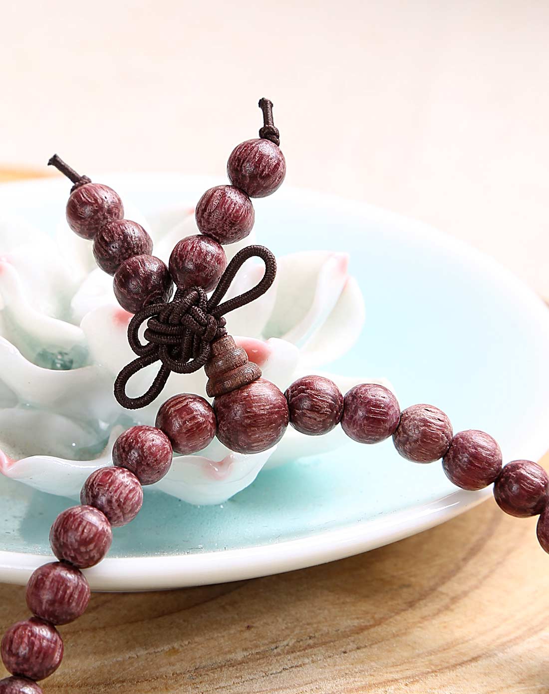 一品望家 天然紫芯苏木手串(108颗0.6cm)