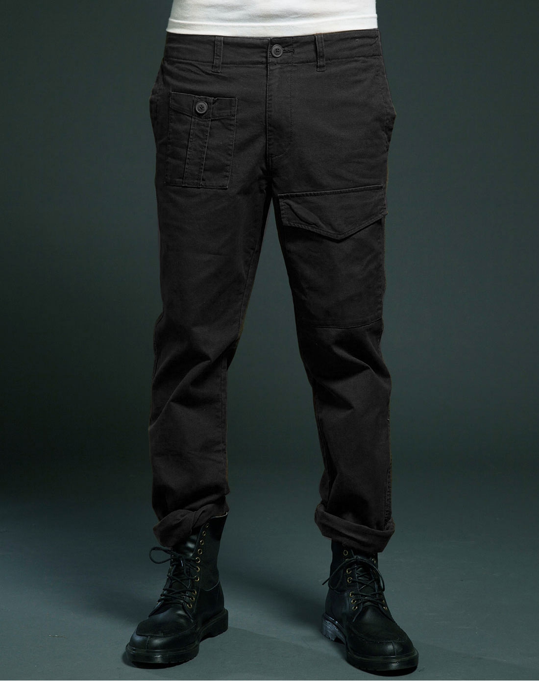 黑色ak乱纹复古军袋裤