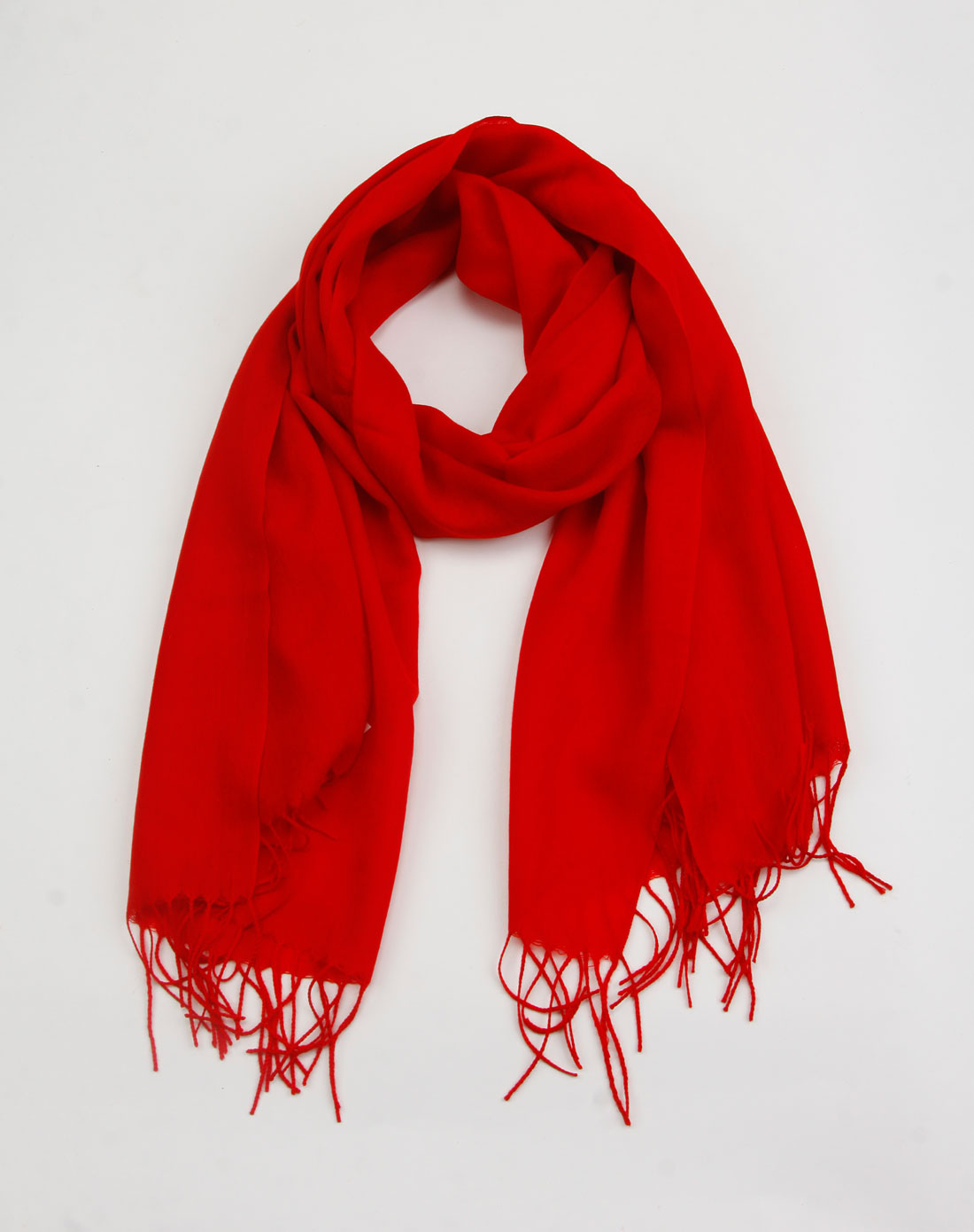 女款红色时尚围巾