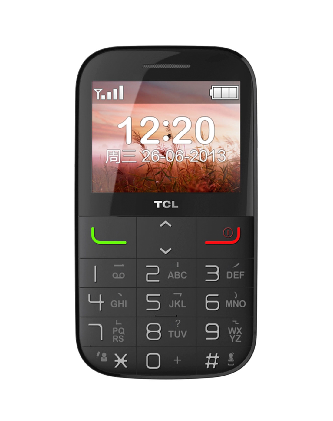 tcl手机专场-【简单易用老人机】tcl i310(暗夜黑)gsm老人机 送充电