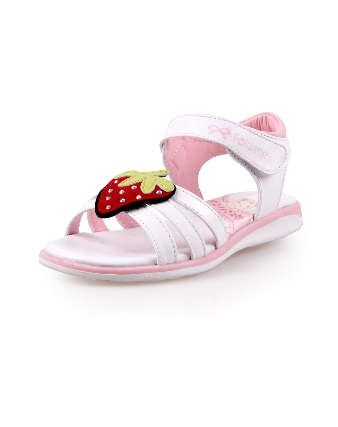 富罗迷女童白凉鞋
