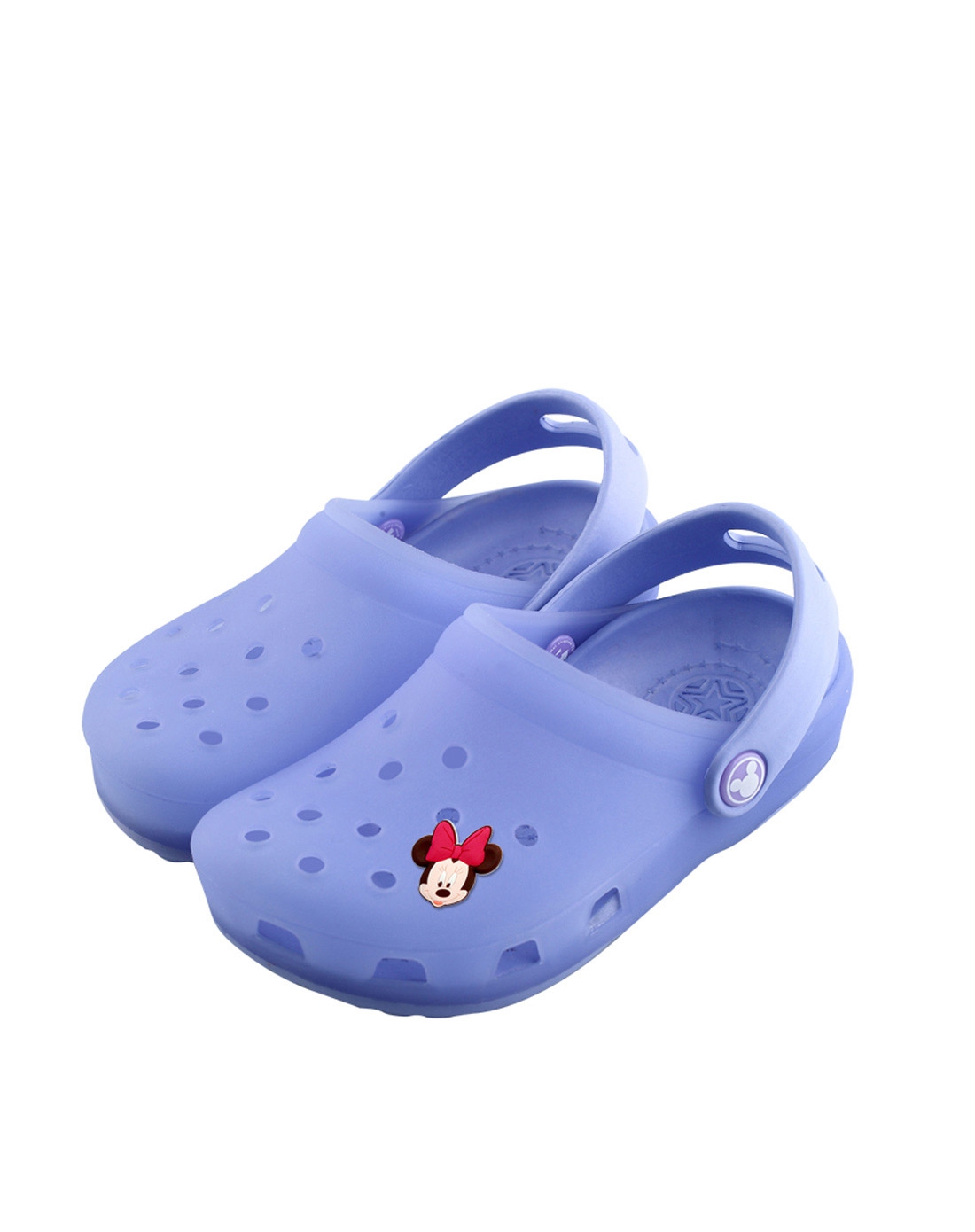 女童紫色卡通花园鞋