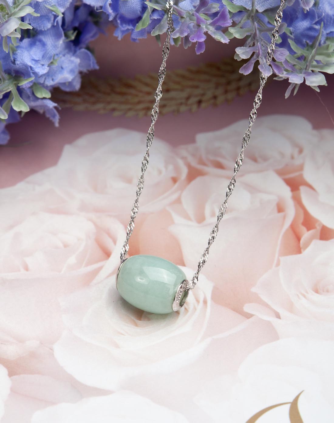 翡翠路路通项链