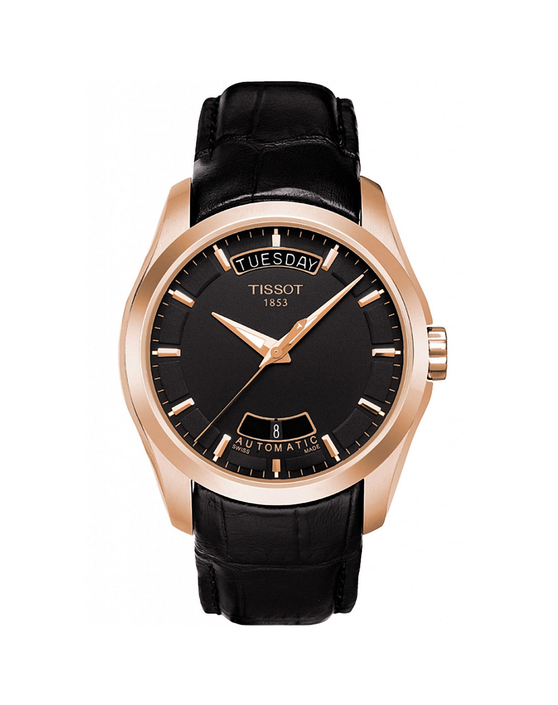 天梭tissot手表专场-couturier 库图系列 自动机械男表 t035.407.36.