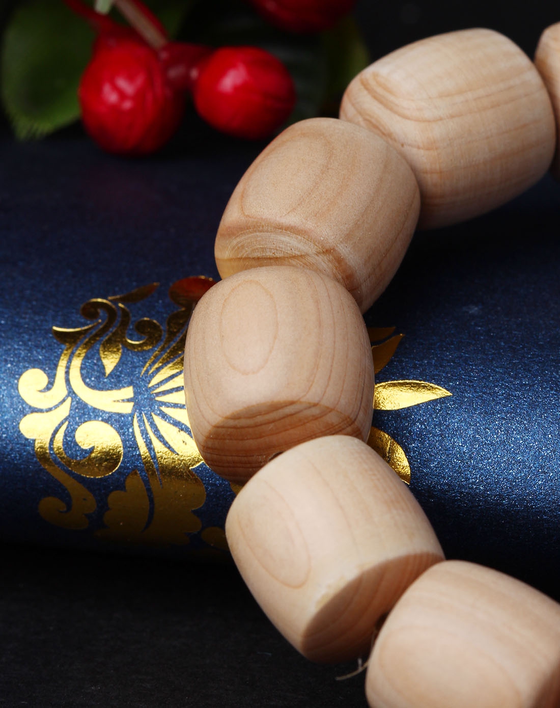 天然崖柏木手链