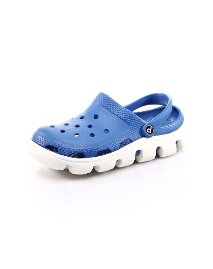 中性宝蓝/牡蛎色色运动迪特洞洞鞋