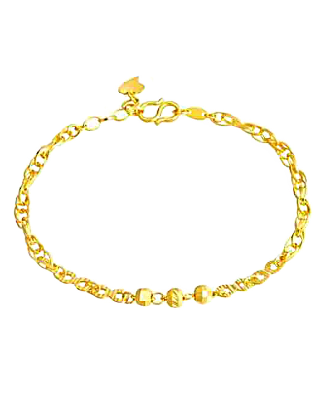 六福珠宝lukfook jewellery专场-千足金唯美黄金手链(计价)5.68克