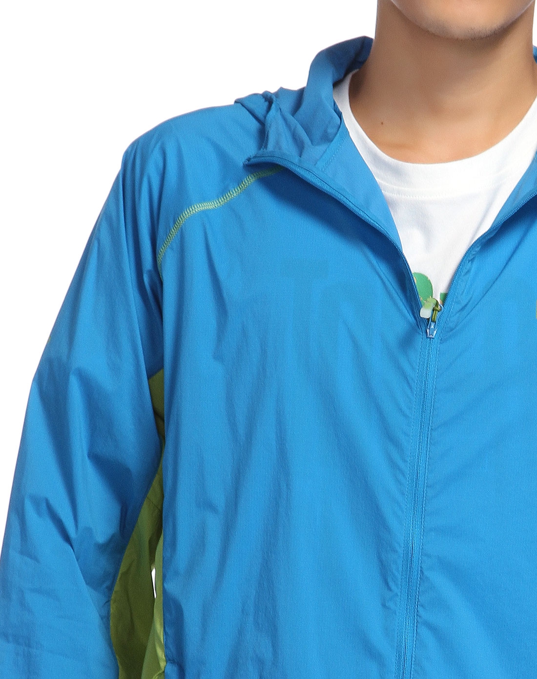 时尚百搭天青蓝色tief越野长袖皮肤衣