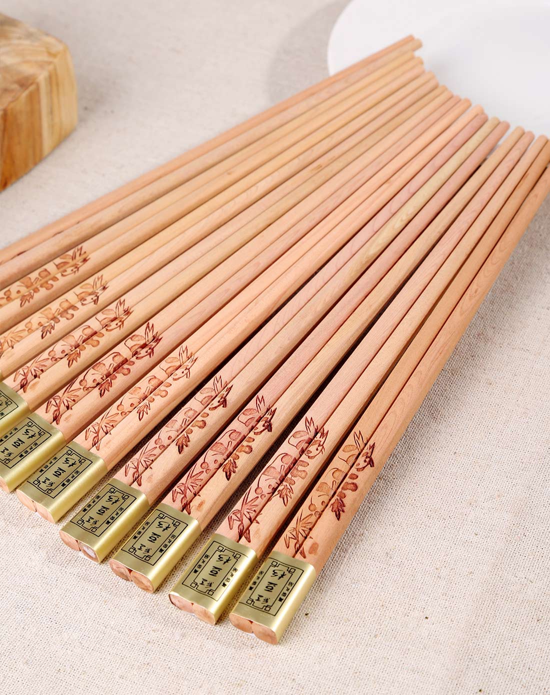 红豆杉筷子-熊猫