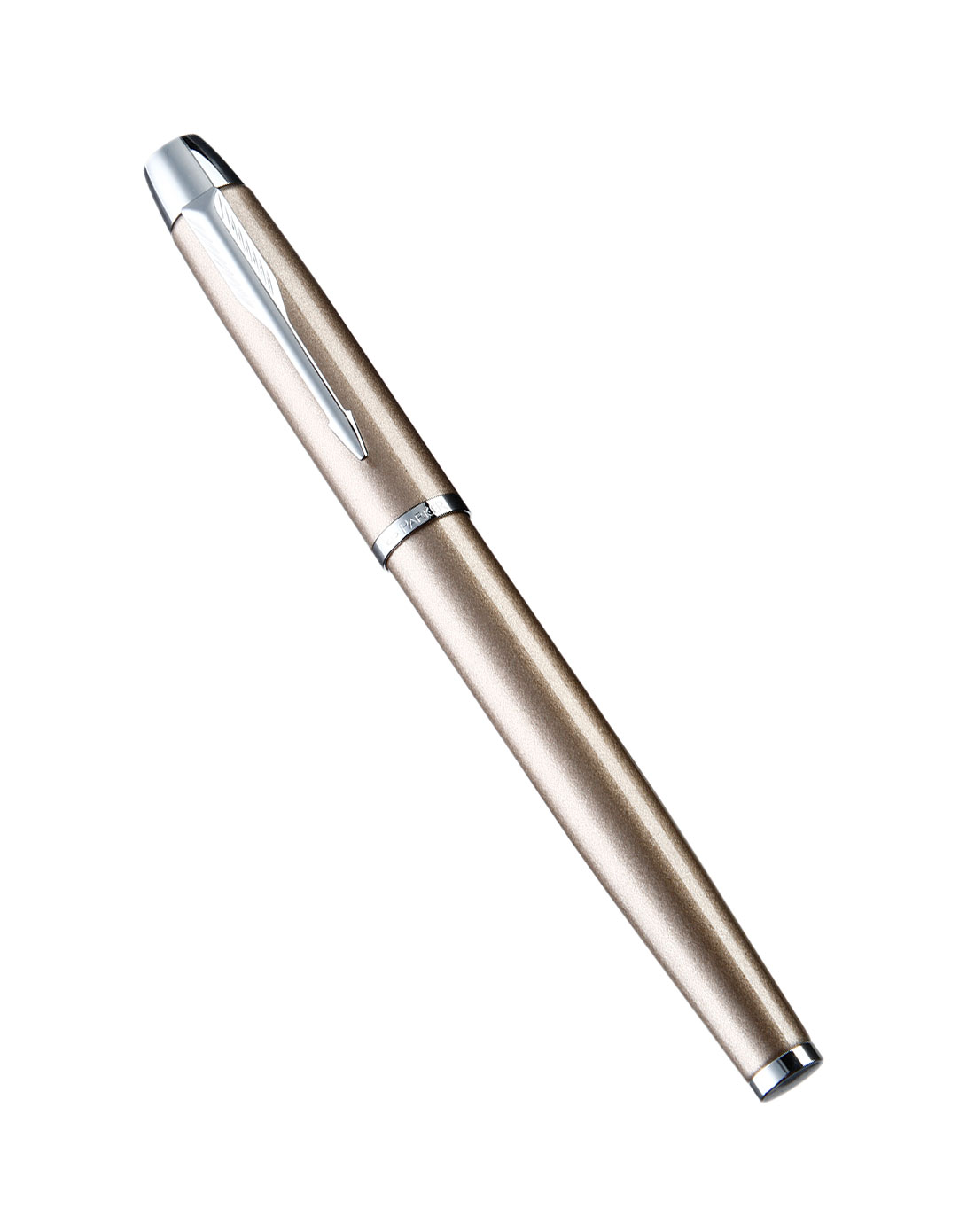 派克parker笔专场-im香槟金白夹宝珠笔