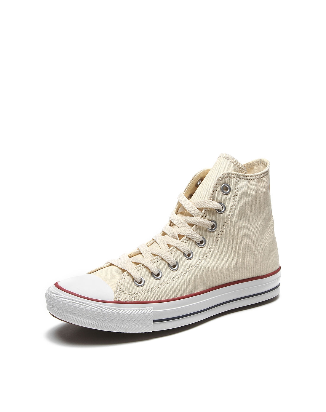 匡威converse男女潮流专场中性款米色高帮帆布鞋 简洁休闲1z5971301