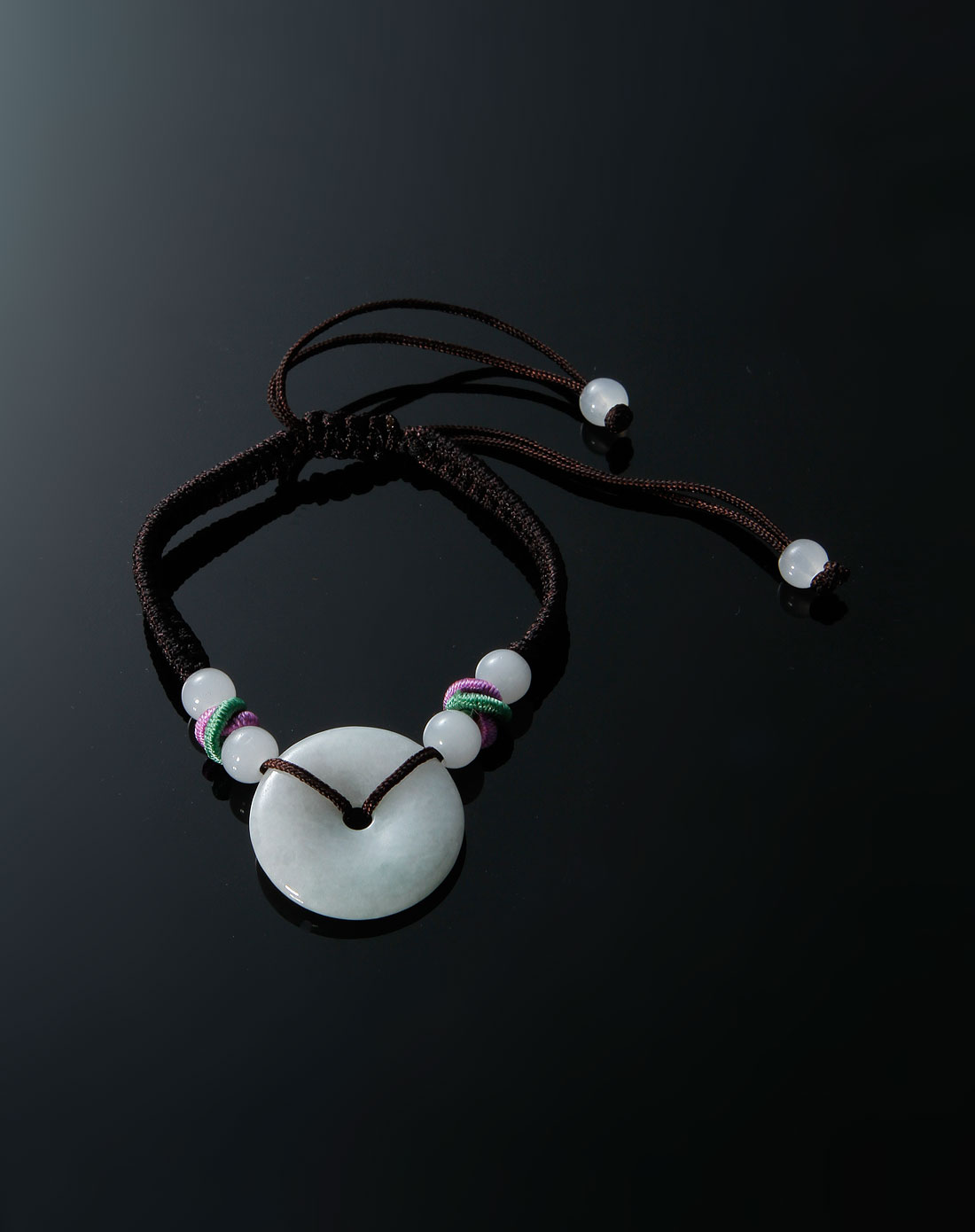 纯手工编织a货平安扣手链