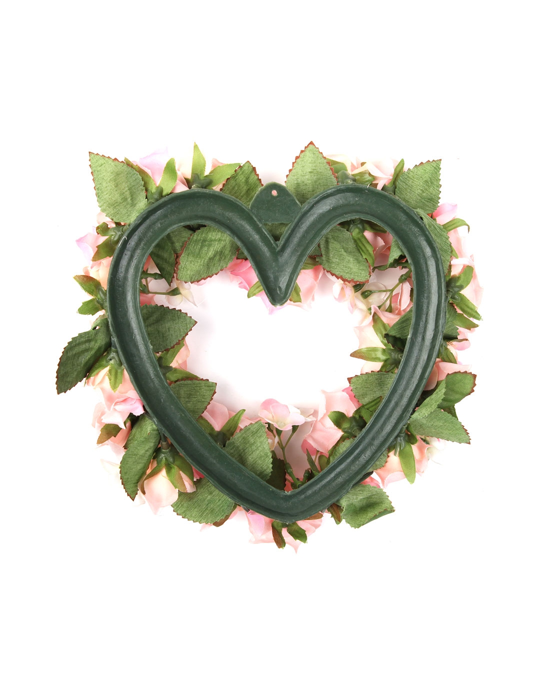 > 甜美公主心形装饰花环