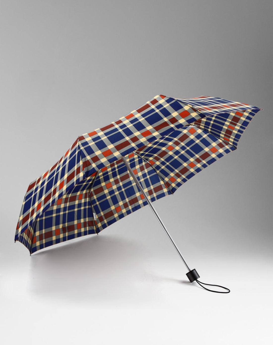 皇家格子伞蓝橙格
