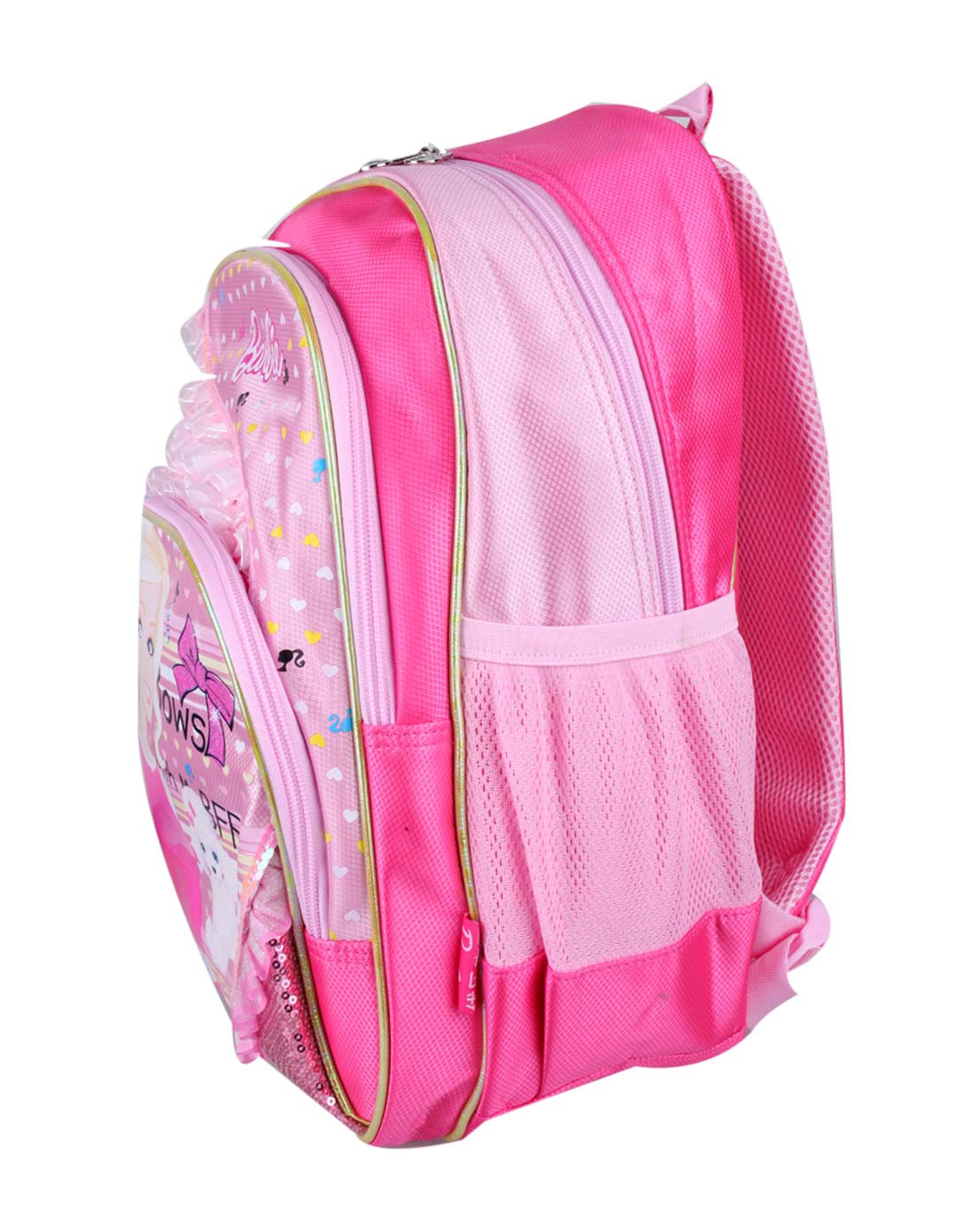 芭比女童粉色书包