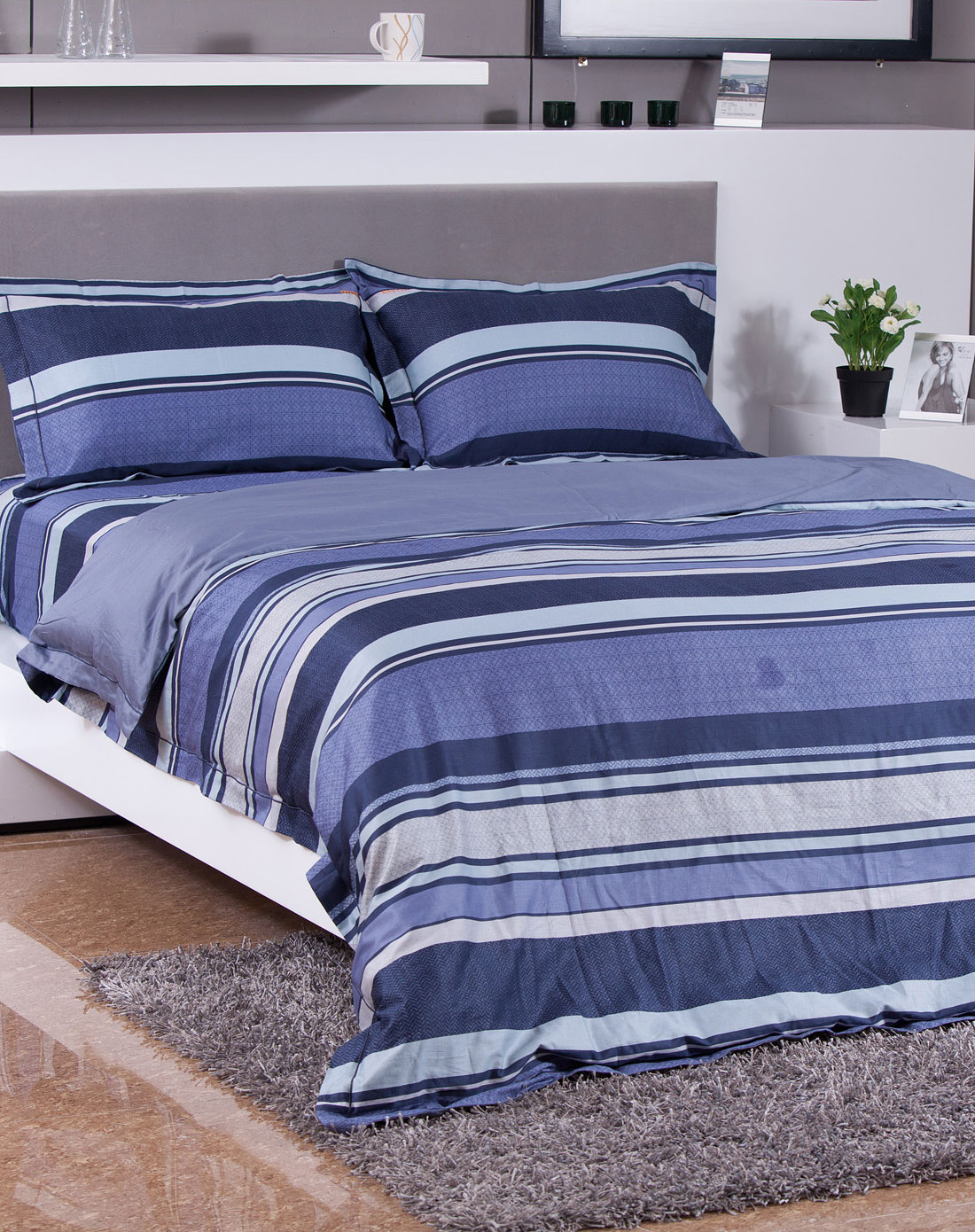 时尚桔子 炫美被单四件套1.5m