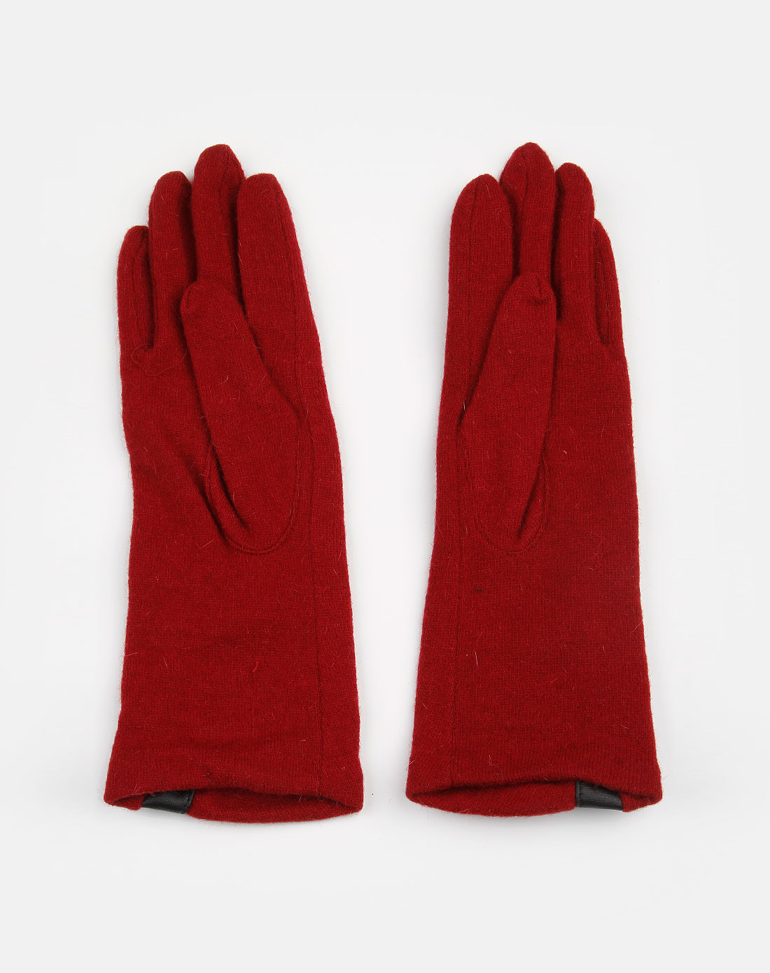 红色简约手套