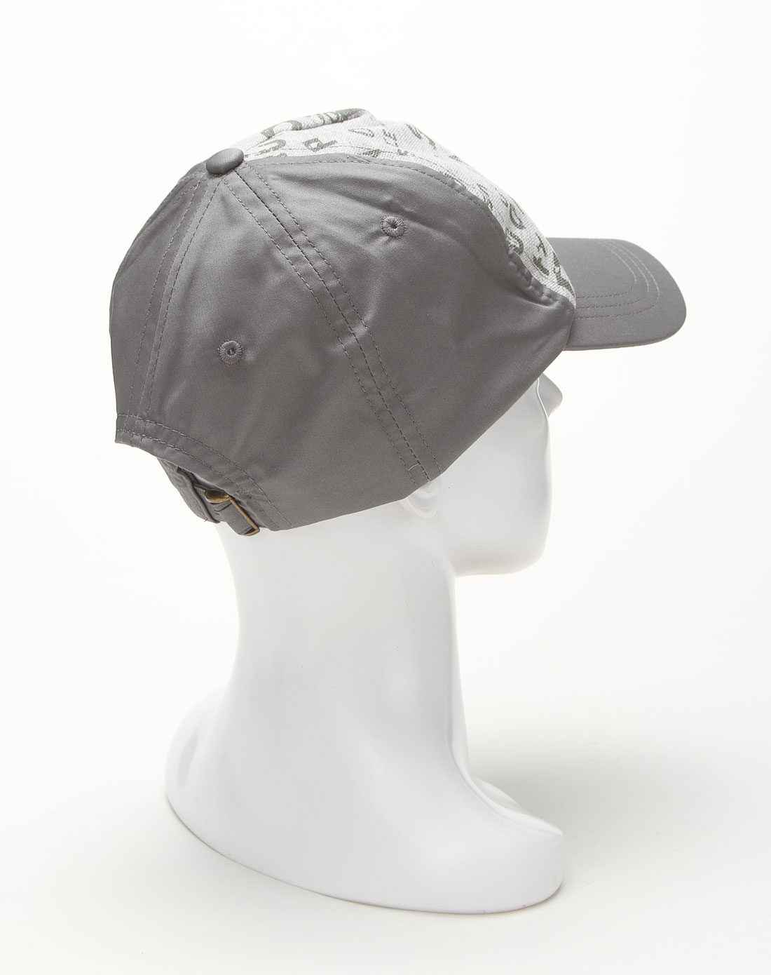 男童印字母灰色棒球帽