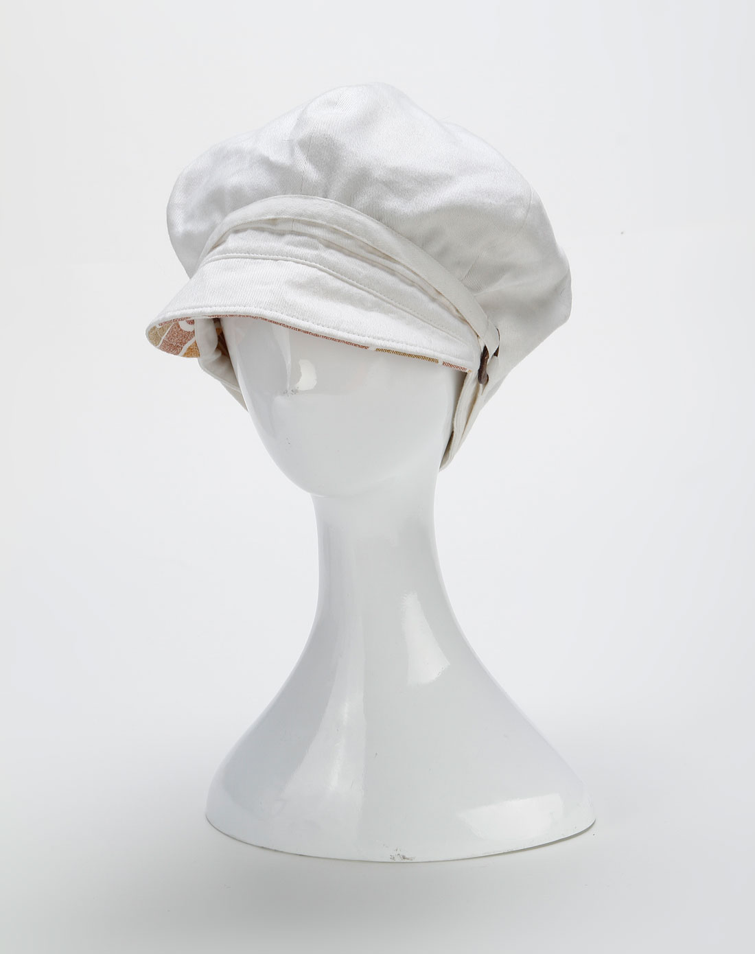 elle米白色简约休闲帽子